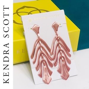 Kendra Scott Luca Rose Gold Earrings
